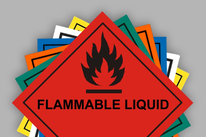 Label of Chemical and Hazardous stuff