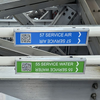Aluminum Frame Pipe Markers