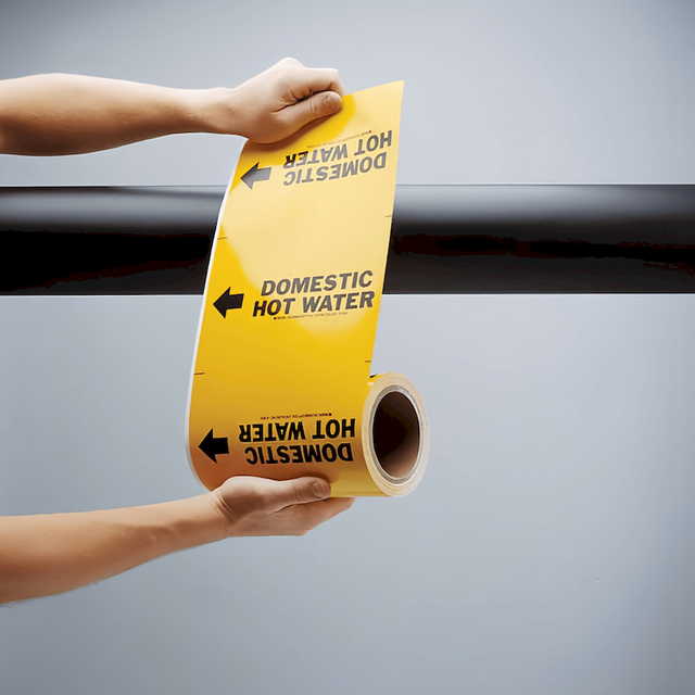 Adhesive Pipe Markers