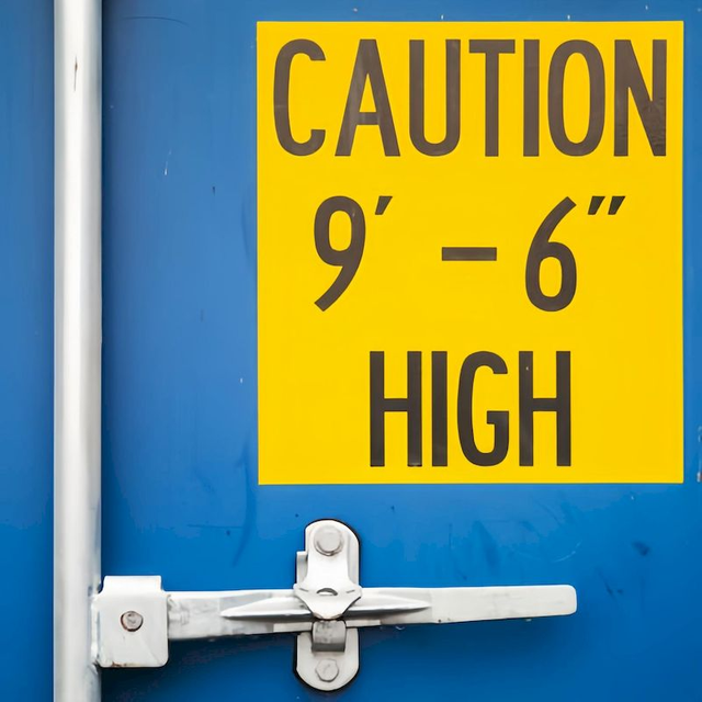 Warning Labels for Container